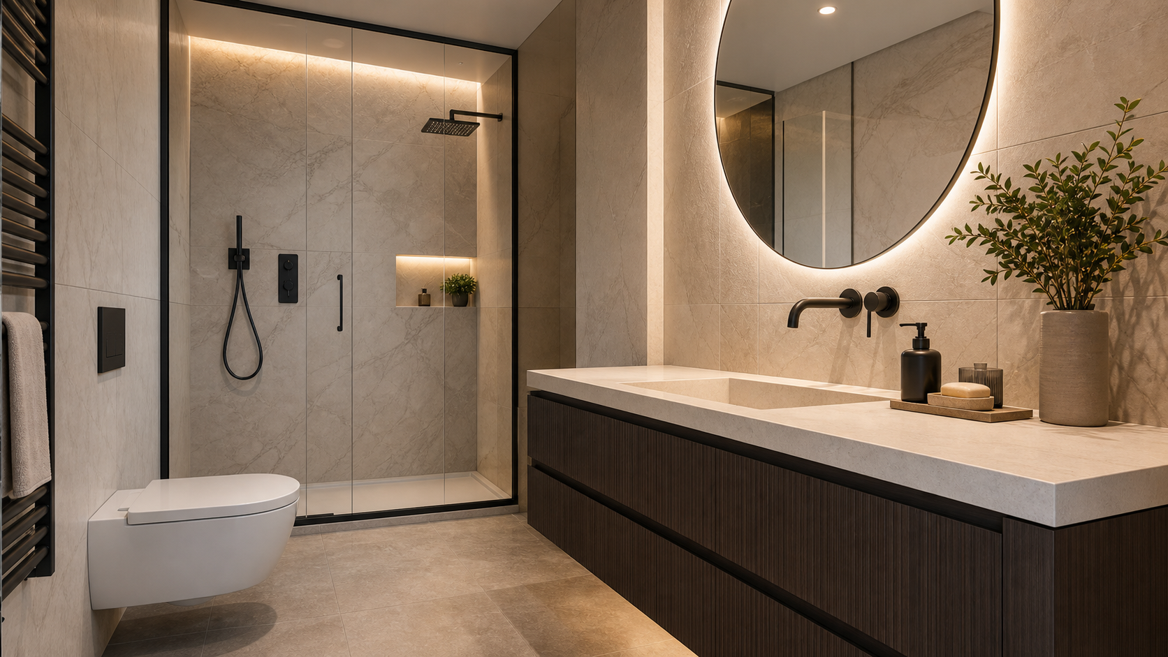 Bathroom renovation by Perfect Living Services