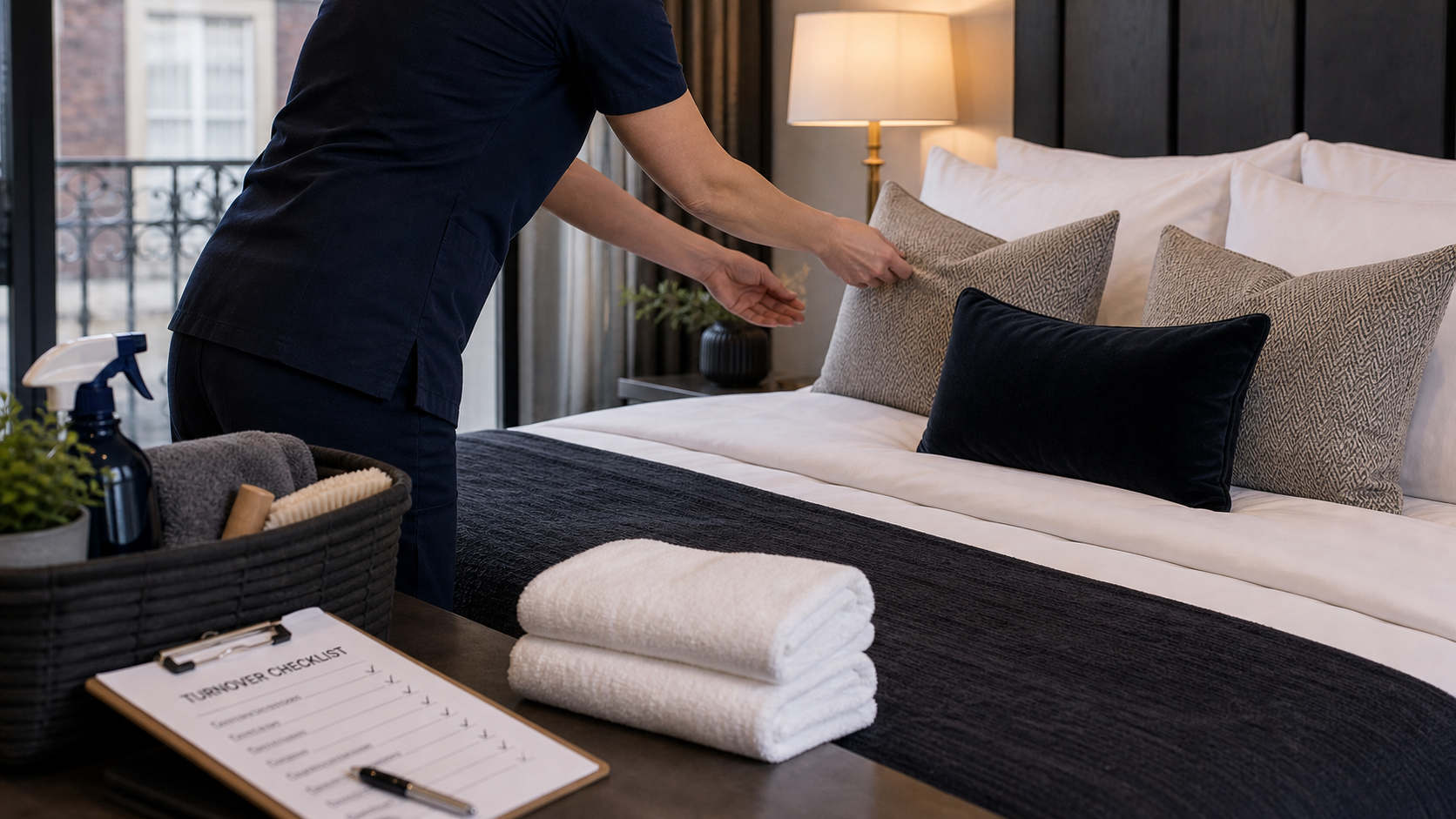 Airbnb turnover by Perfect Living Services
